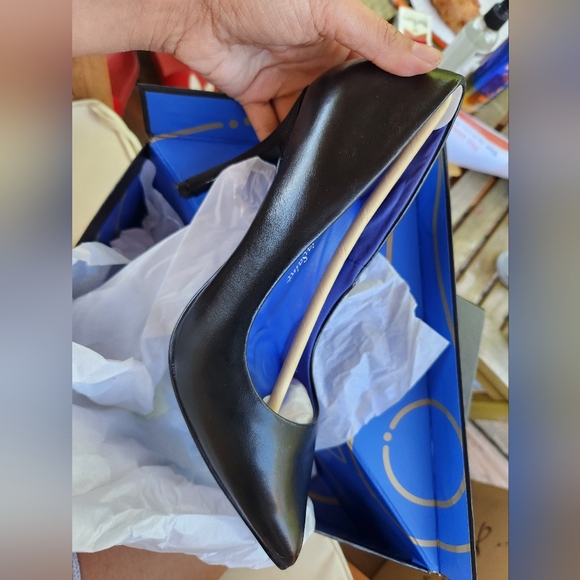 Antonia Saint Victoria High Heel 3.5" Standard B Fit Black Leather  7 NWT - Picture 4 of 11